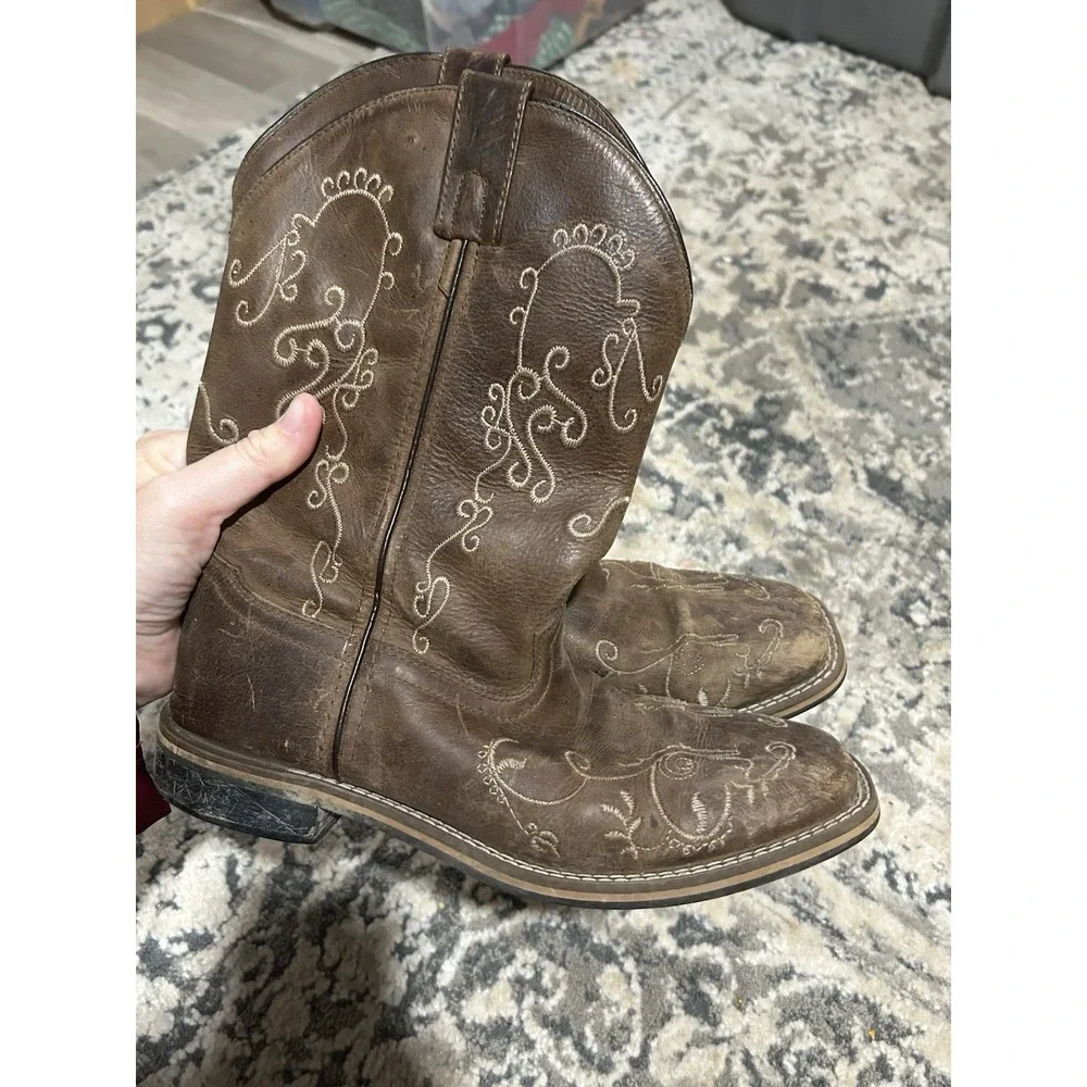 Smokey Mountain Youth Girls Cowboy Boots Size 6